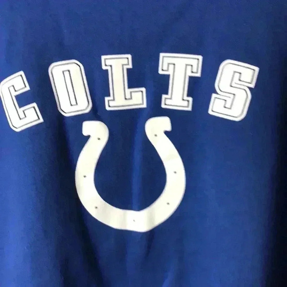 NFL APPAREL INDIANAPOLIS COLTS MENS SIZE 2XL HOODED SWEATSHIRT FULL ZIP FRONT - Picture 11 of 11